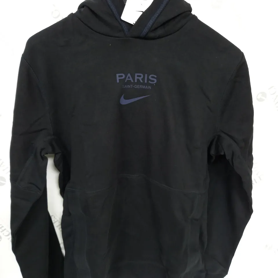 PSG NIKE BLACK HOODIE SIZE S