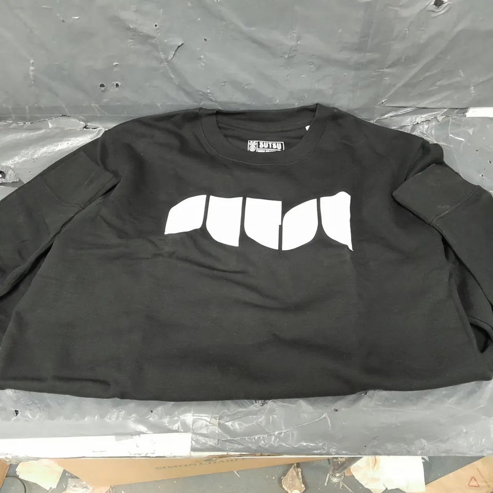 SUTSU XXL BLACK LOGO SWEATER X2 