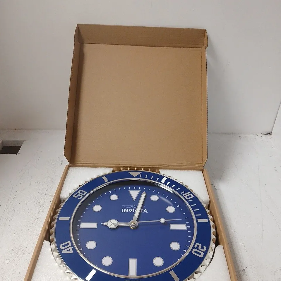 INVICTA PRO DIVER CLOCK – BLUE DIAL, BOXED