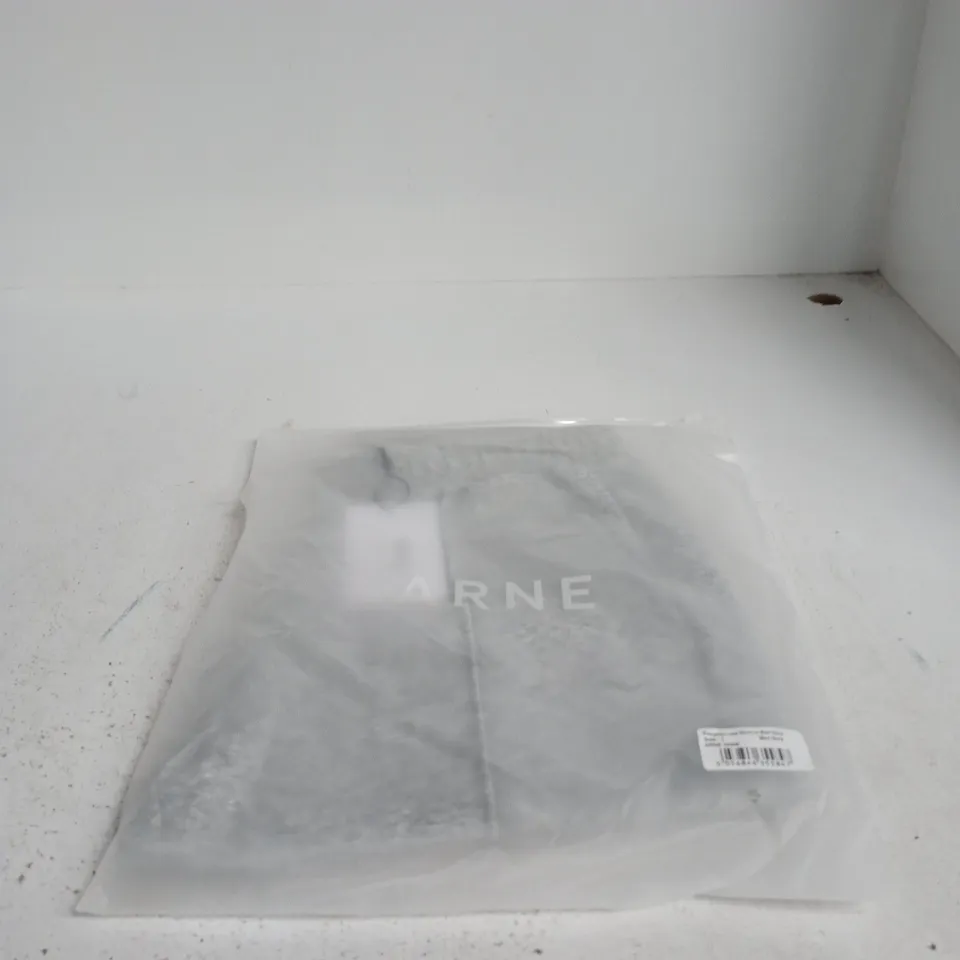 ARNE EVERYDAY LUXE SHORT IN MARL GREY – SIZE L (ARNE-34206)
