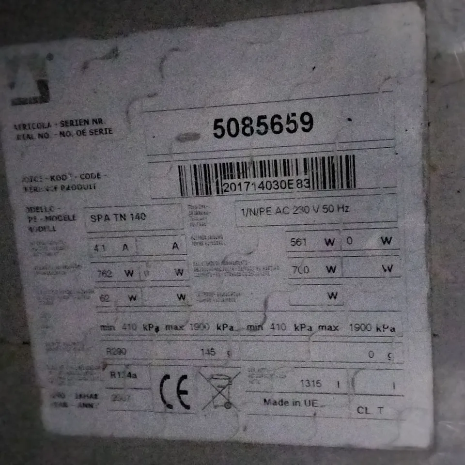 SPA TN 140 DOUBLE DOOR FRIDGE