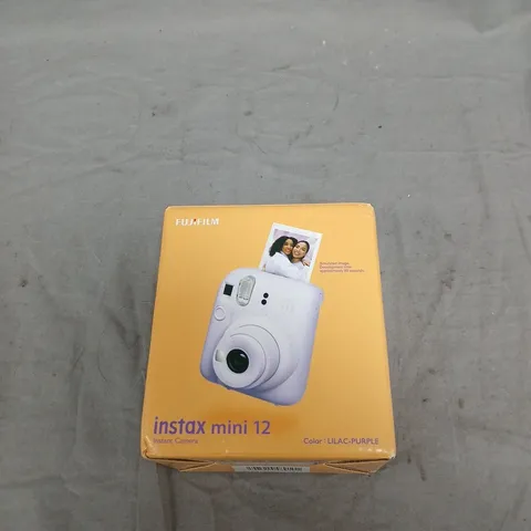 FUJIFILM INSTAX MINI 12 INSTANT CAMERA β LILAC-PURPLE (BOXED)