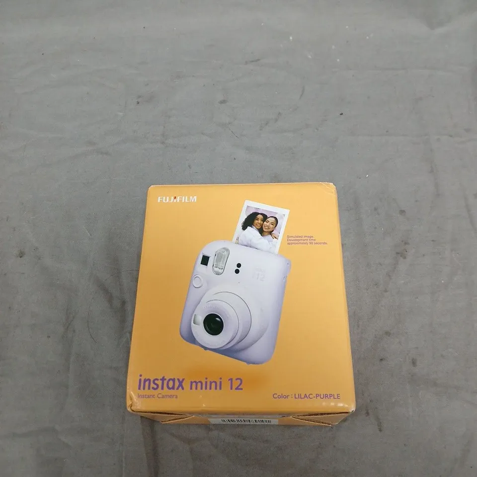 FUJIFILM INSTAX MINI 12 INSTANT CAMERA – LILAC-PURPLE (BOXED)