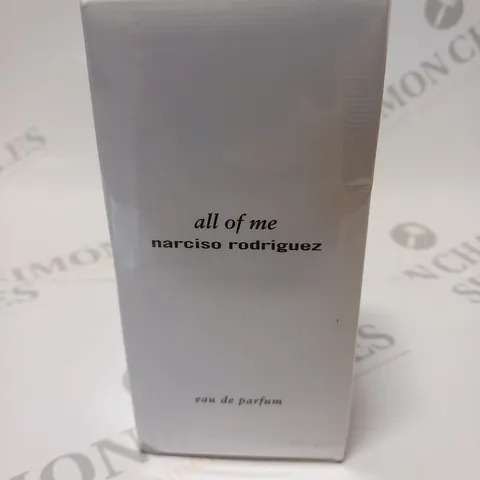 BOXED AND SEALED ALL OF ME NARCISO RODRIGUEZ EAU DE PARFUM 90ML