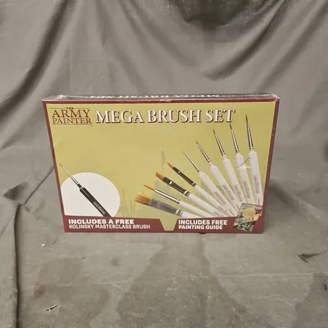 THE ARMY PAINTER MEGA BRUSH SET, INCLUDES KOLINSKY MASTERCLASS BRUSH. BOXED