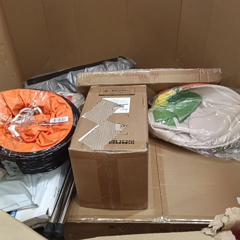 PALLETT OF ASSORTED ITEMS INCLUDING -WALL CLOCK, UNDERFLOOR HEATING SYSTEM, ALL SEASONS DUVET