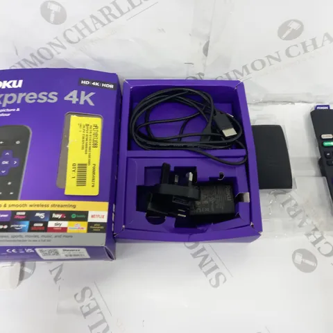 BOXED ROKU EXPRESS 4K STREAMING STICK