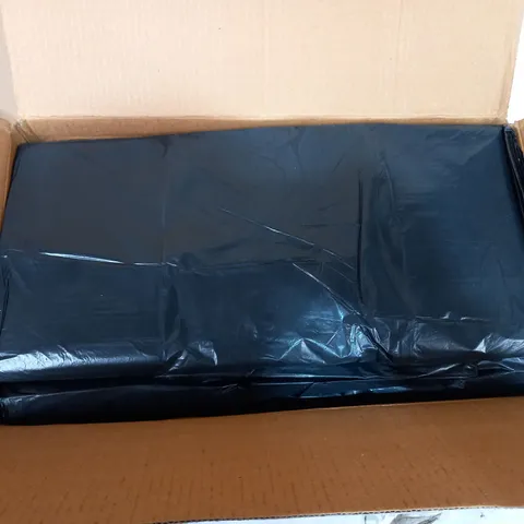 BOX OF APPROX 200 2WORK BLACK LIGHT DUTY 90L REFUSE SACKS