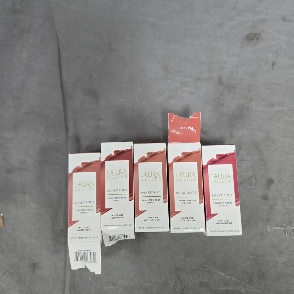 LAURA GELLER SMART POUT LIPSTICK – SET OF 5