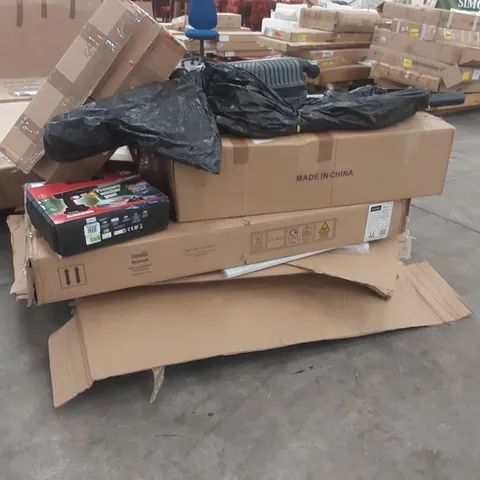 PALLET OF ASSORTED CONSUMER PRODUCTS/FURNITURE PARTS ECT