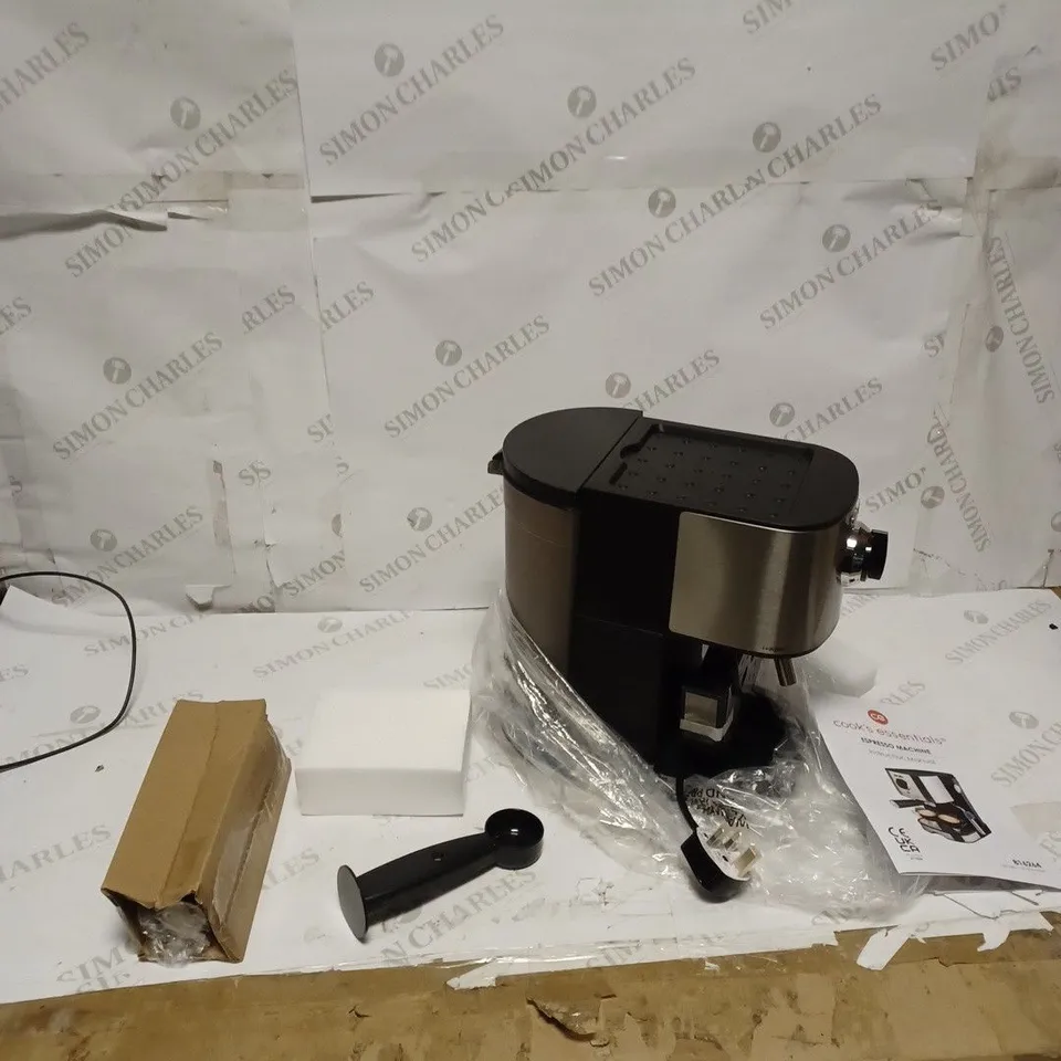COOK'S ESSENTIALS PUMP ESPRESSO COFFEE MACHINE