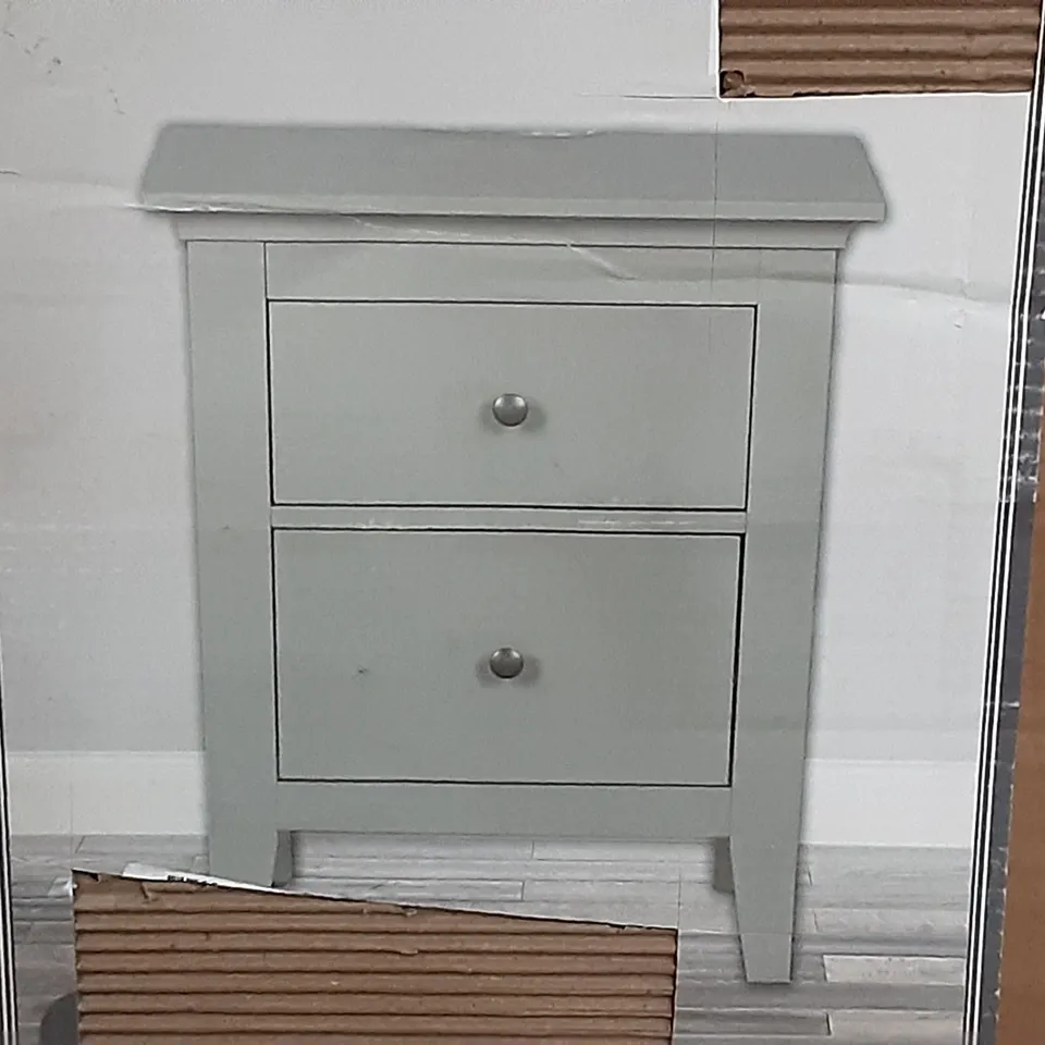 BOXED LYNTON BEDSIDE TABLE IN GREY 