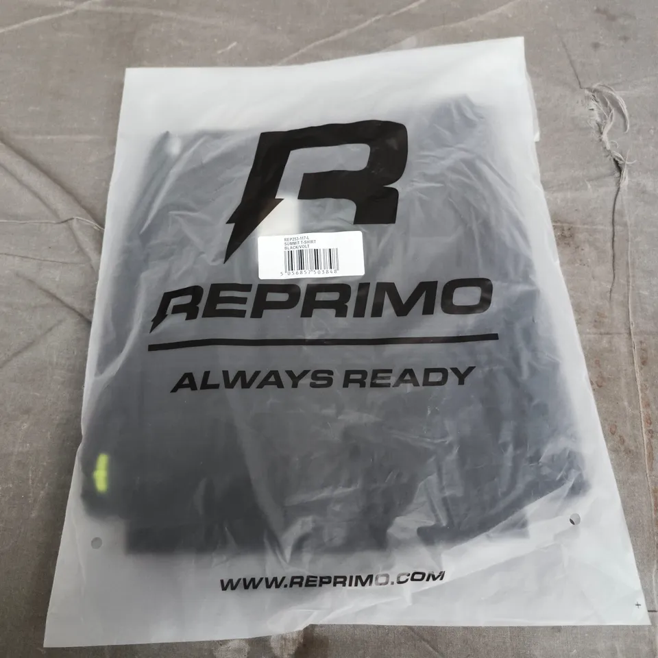 BAGGED REPRIMO SUMMIT T-SHIRT IN BLACK - LARGE