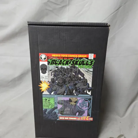 MEZCO TOYZ COMICS GROUP BLACK SKULLS DEATH BRIGADE ACTION FIGURE – BOXED 
