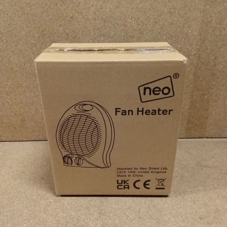 BOXED NEO FAN HEATER IN WHITE