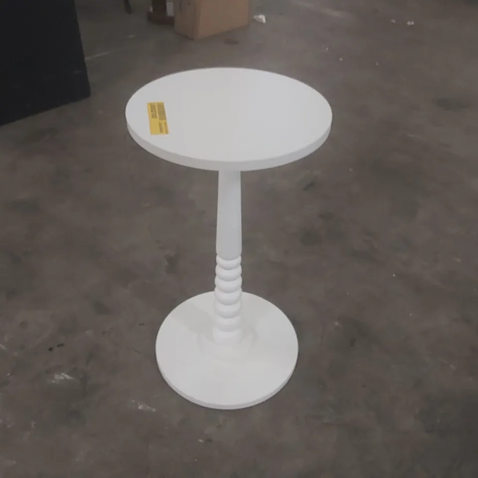 ROUND SIDE TABLE, SMALL DRINK END TABLE