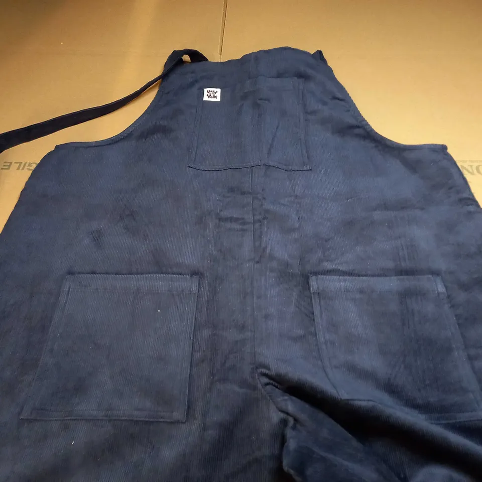 LUCY YAK ORIGINAL DUNGAREE ORGANIC CORDUROY - SAILOR BLUE - SIZE 16R