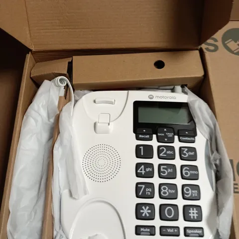 MOTOROLA FW500 EMERGENCY BACK-UP LINE TELEPHONE – WHITE
