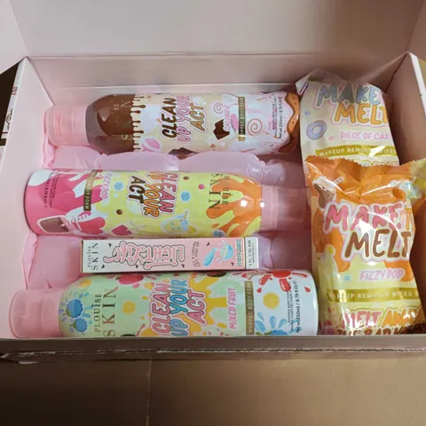 LOT OF 6 ASSORTED PLOUISE COSMETIC ITEMS TO INCLUDE BODY FOAM AND FIZZY POPS