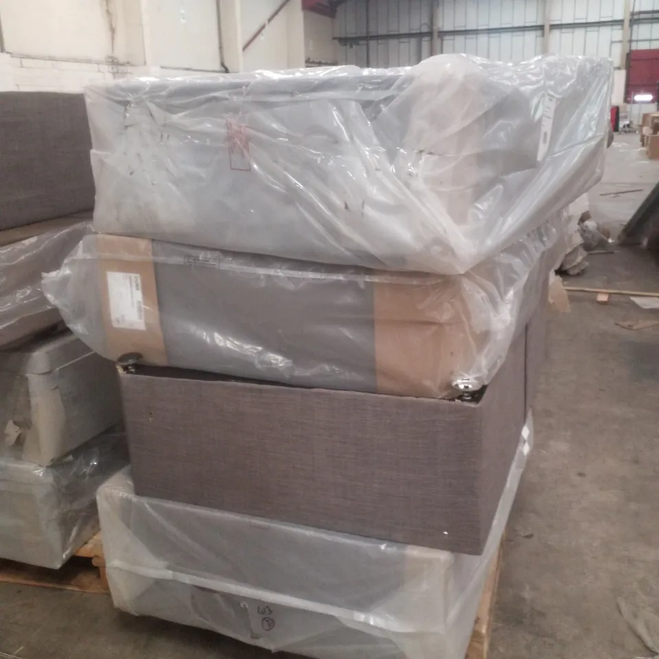 PALLET CONTAINING ASSORTED DIVAN BASE PARTS