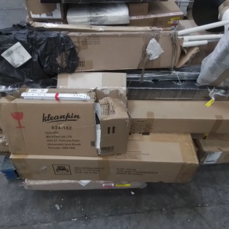 PALLET TO CONTAIN ASSORTED FURNITURE & FURNITURE PARTS 