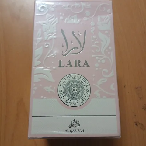BOXED AND SEALED AL QARIRAH LARA 100ML EAU DE PARFUM
