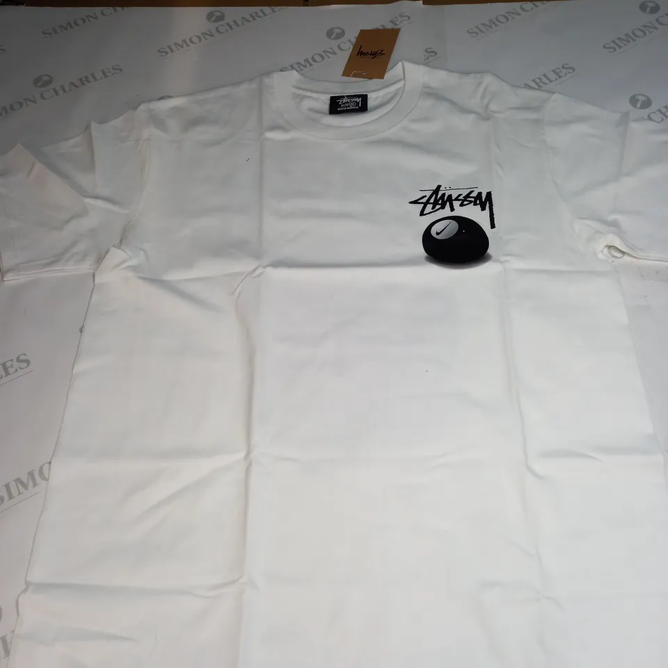 NIKE X STUSSY 8 BALL T-SHIRT SIZE M