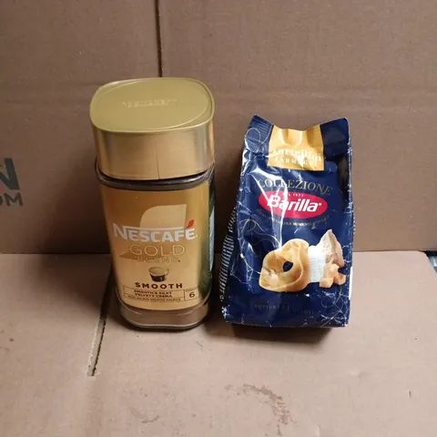 APPROXIMATELY 12 ASSORTED FOOD AND DRINKS ITEMS TO INCLUDE - NESCAFE GOLD BLEND SMOOTH, BARILLA TORTELLINI FORMAGGI  