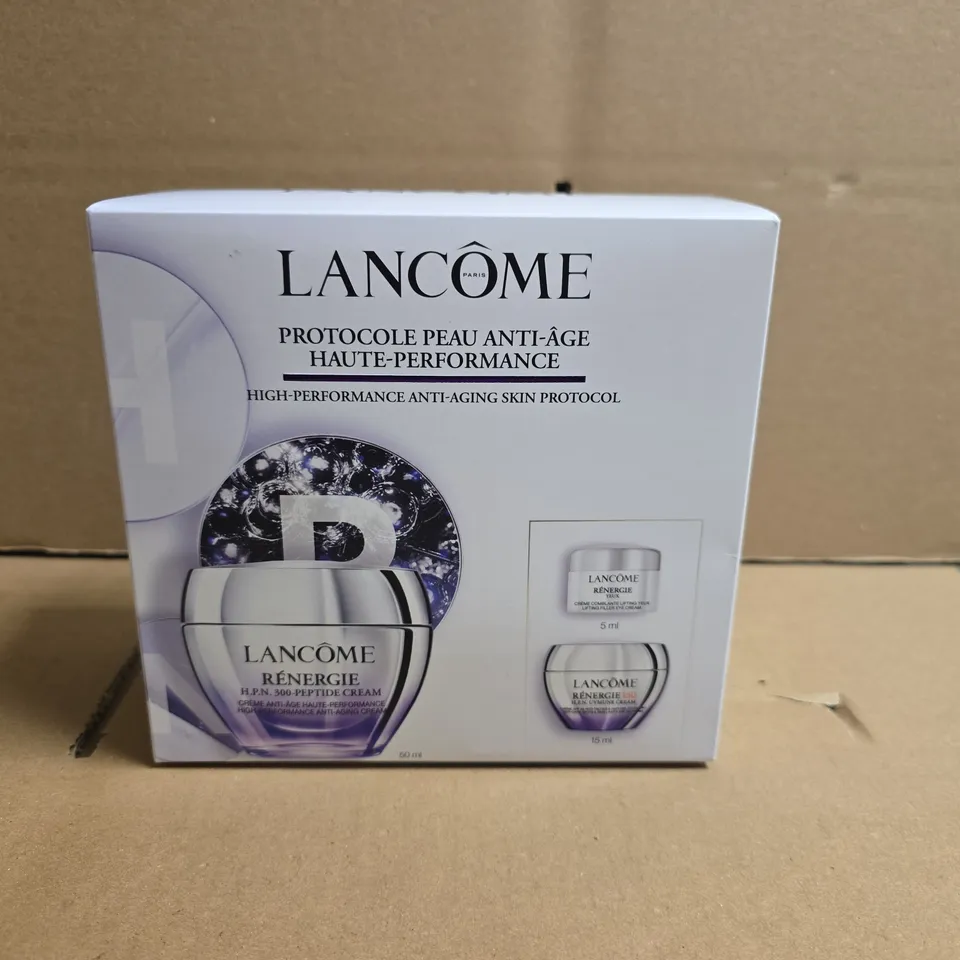 LANCÔME RÉNERGIE PROTOCOLE PEAU ANTI‑AGE HAUTE‑PERFORMANCE SKINCARE SET – BOXED