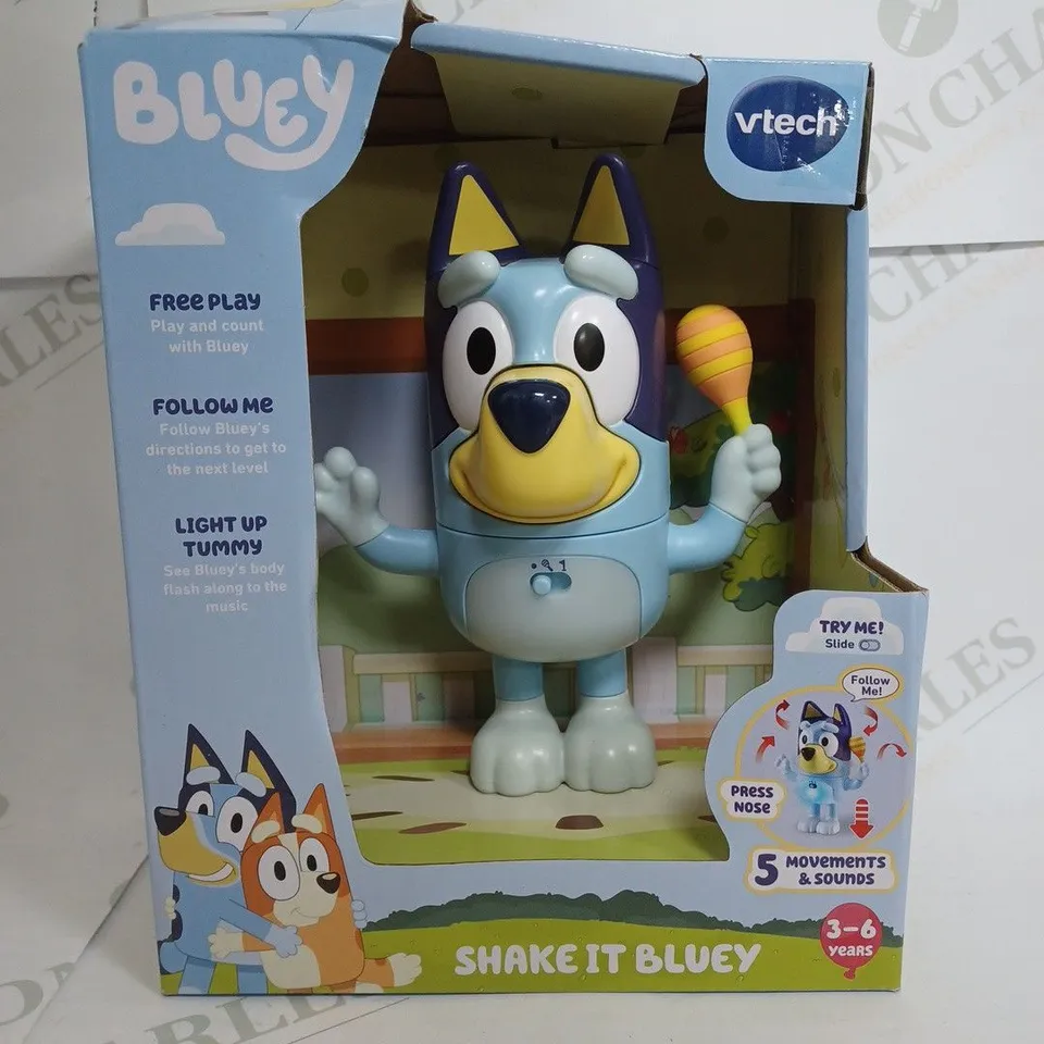 BOXED VTECH BLUEY SHAKE IT 