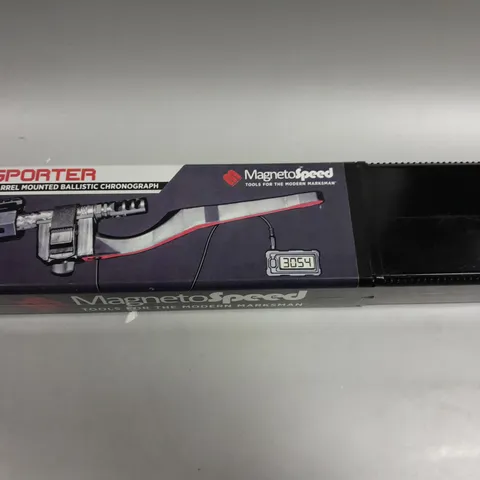 BOXED MAGNETO SPEED SPORTER BARREL MOUNTED BALLISTIC CHRONOGRAPH