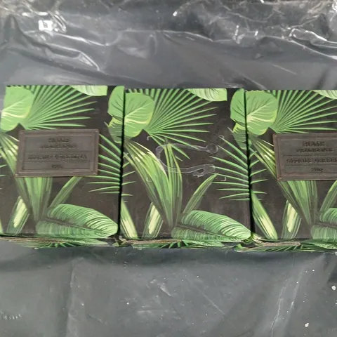 BOXED 3X HOME FRAGRANCE CITRUS VERBENA CANDLES 220G 