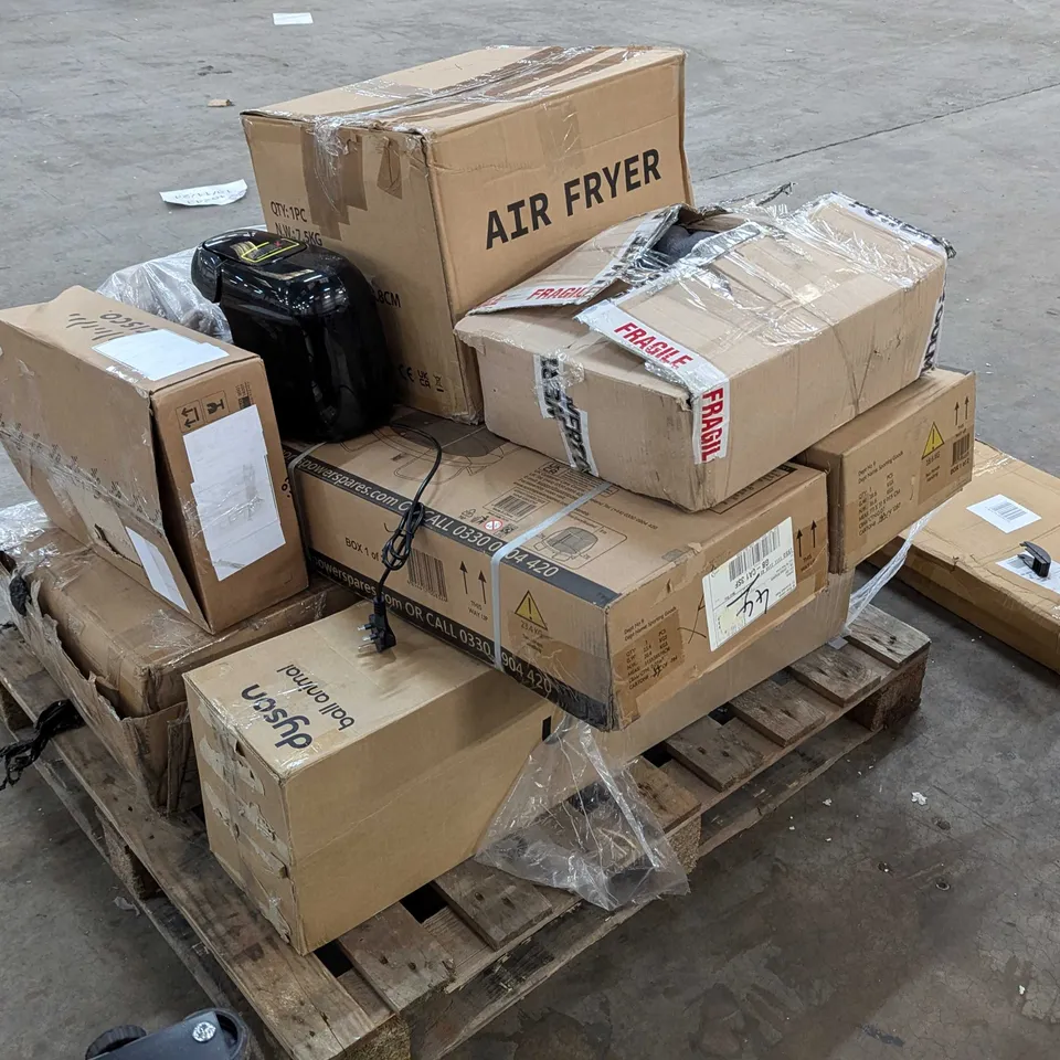 PALLET CONTAINING ASSORTED PRODUCT PARTS