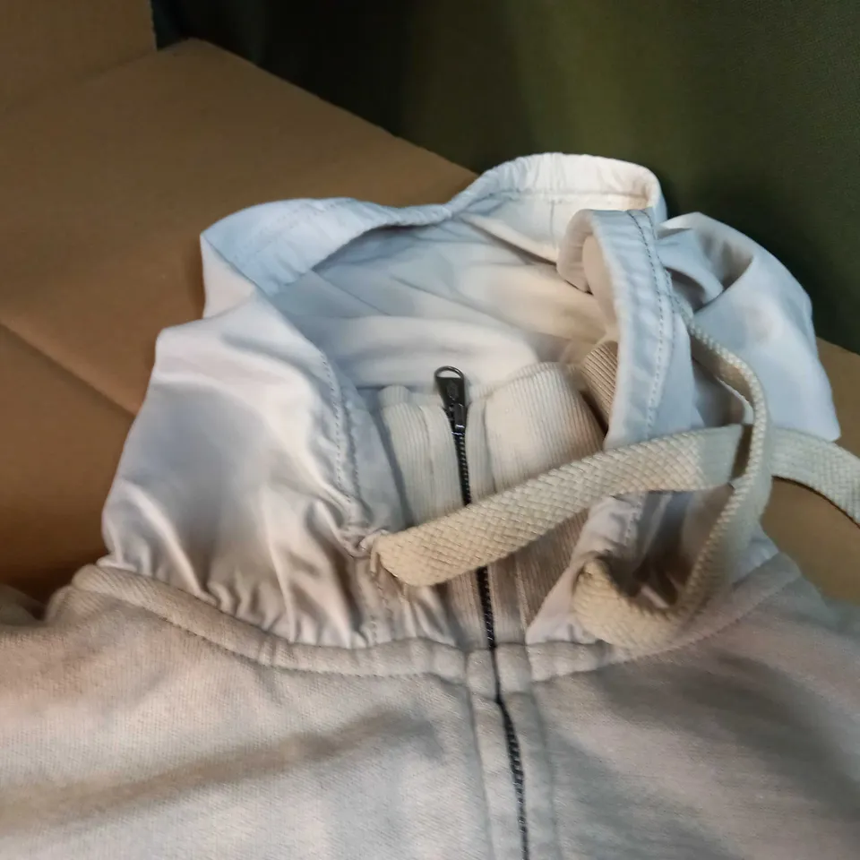 DESIGNER STONE OVERSIZED SLEEVELESS HOODIE - XS