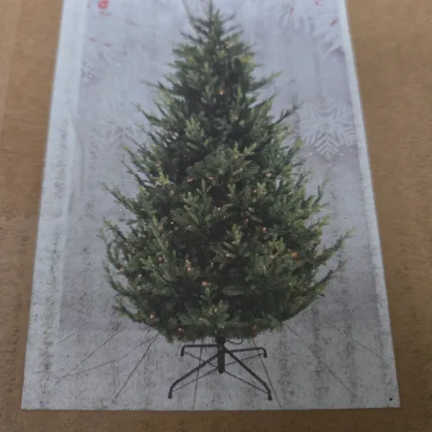 BOXED 6FT HELSINKI PRE LIT UPSWEPT TREE - COLLECTION ONLY