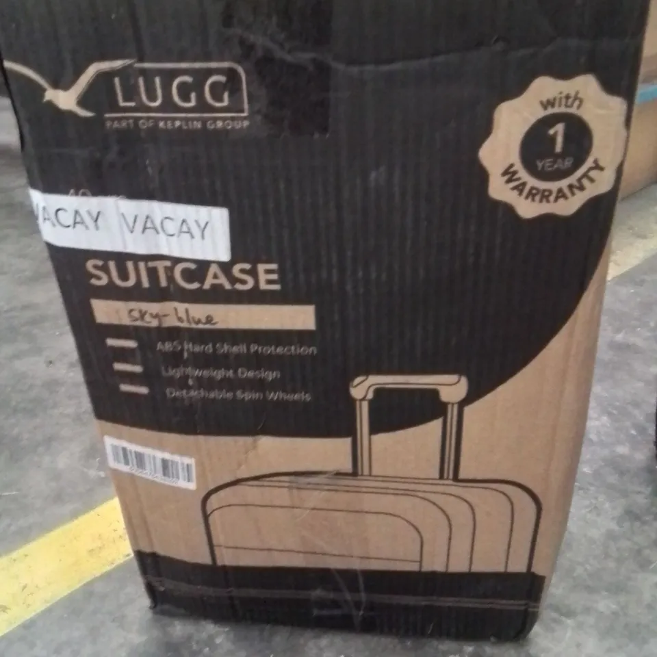 BOXED KEPLIN LUGG 40CM VACAY SUITCASE SKYBLUE COLOUR 