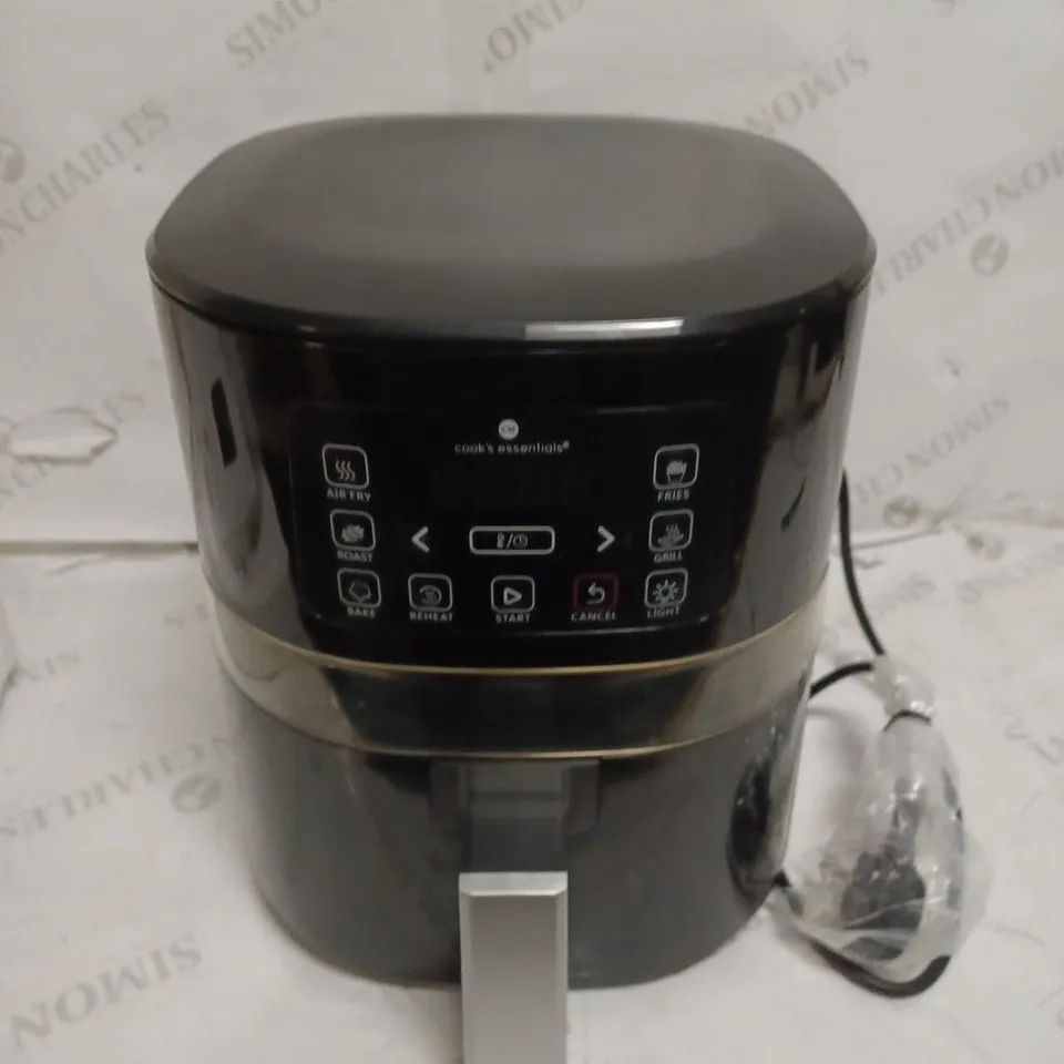 COOK'S ESSENTIALS 4.0L AIR FRYER - BLACK