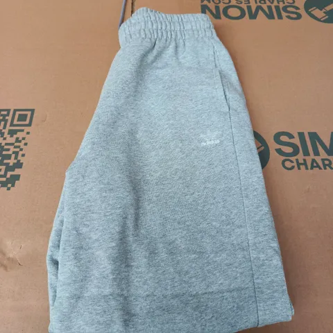 ADIDAS GREY TRACKSUIT BOTTOMS - SIZE M - WOMENS 