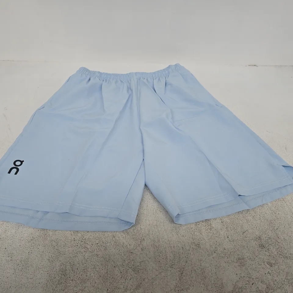 ON CLOUD LIGHT BLUE ATHLETIC SHORTS - SIZE XL