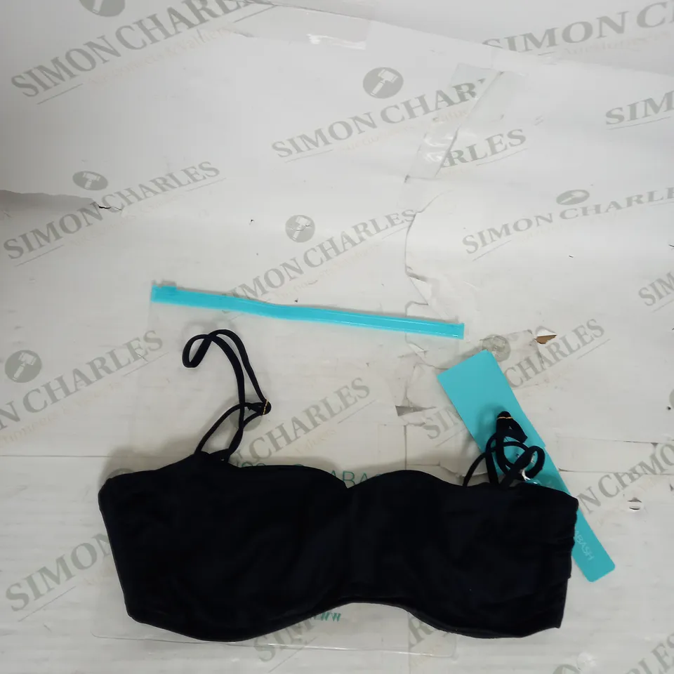 MELISSA ODABASH SWIMWEAR VEGAS TOP IN BLACK SIZE 42
