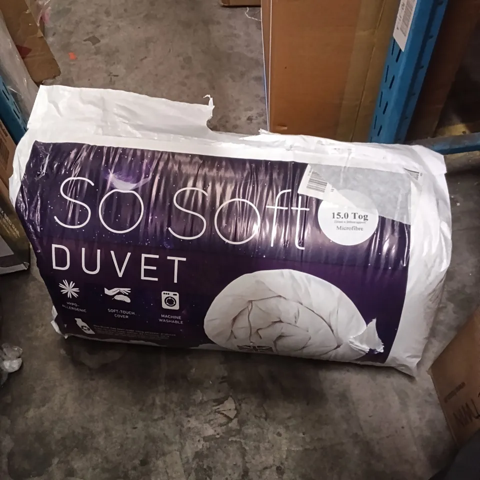 SO SOFT DUVET 15.0 TOG