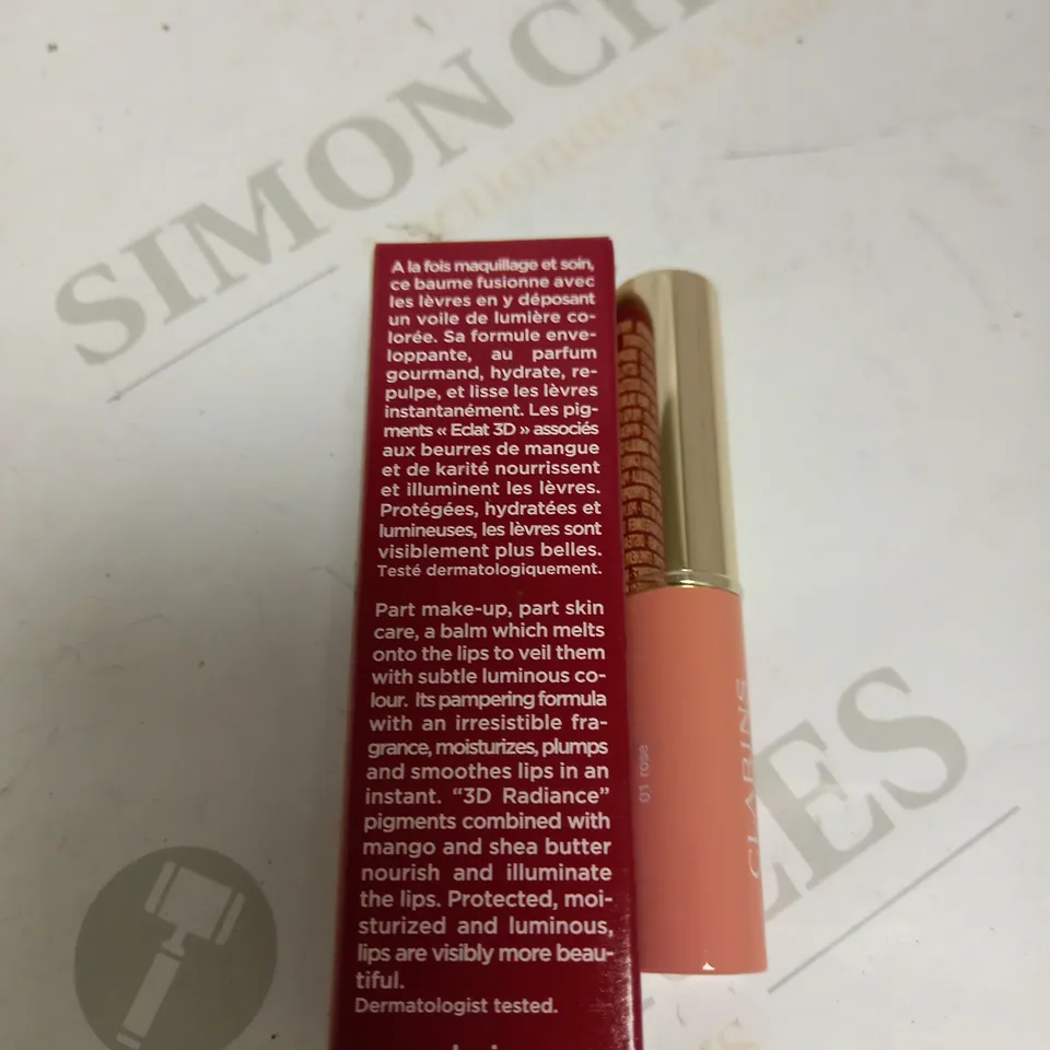 CLARINS INSTANT LIGHT LIP BALM SHADE 01