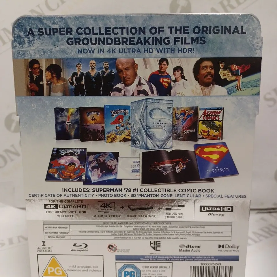 BOXED SEALED SUPERMAN 5 FILM 4K ULTRA HD COLLECTION 