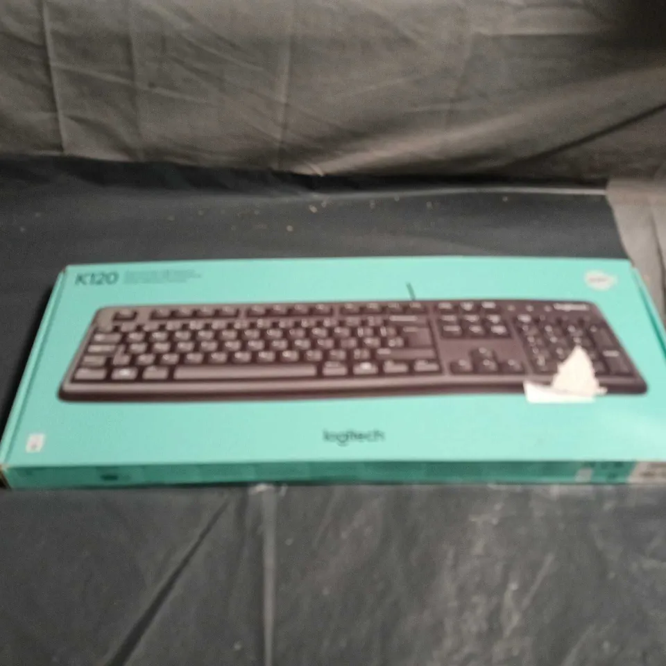 LOGITECH KEYBOARD K120 USB –  BOXED - US KEYBOARD 