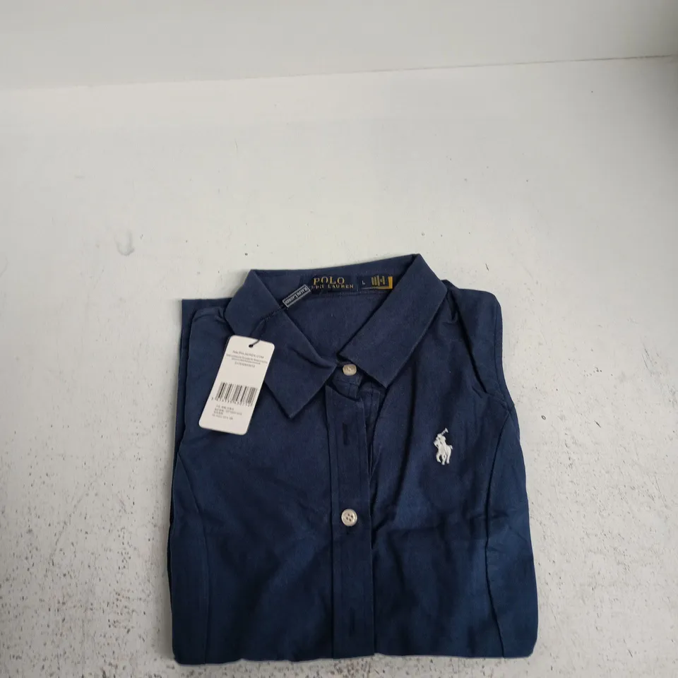 POLO RALPH LAUREN POLO SHIRT – NAVY – SIZE L – MEN'S