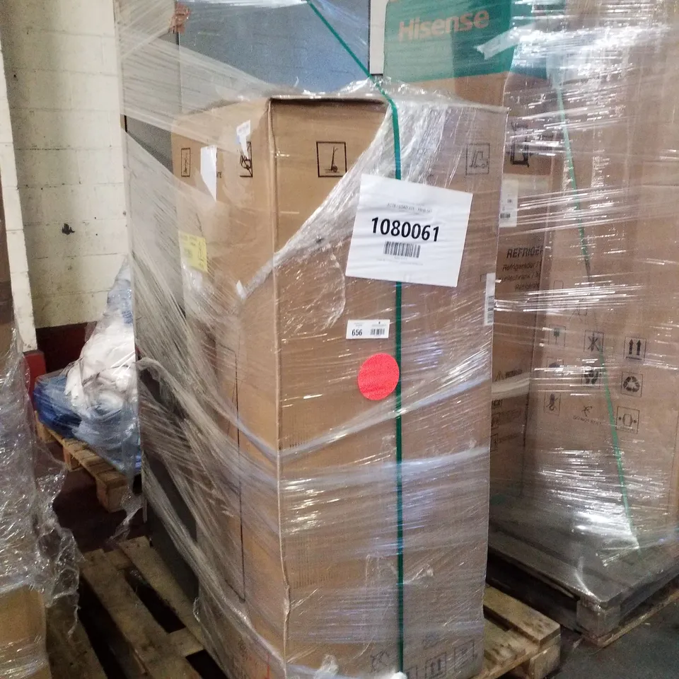 PALLET OF APPROXIMATELY 2 UNPROCESSED RAW RETURN WHITE GOODS TO INCLUDE