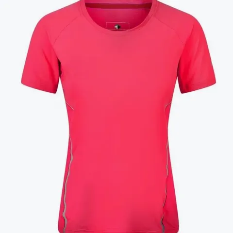 REGATTA WOMENS/LADIES HIGHTON PRO TSHIRT (RETHINK PINK) SIZE 14