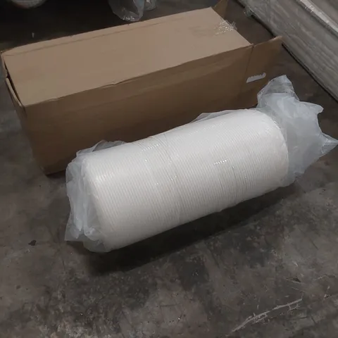 BOXED AND ROLLED BUNDEENA WHITE NOISE 1" DEEP MEMORY FOAM MATTRESS TOPPER - SIZE UNSPECIFIED 