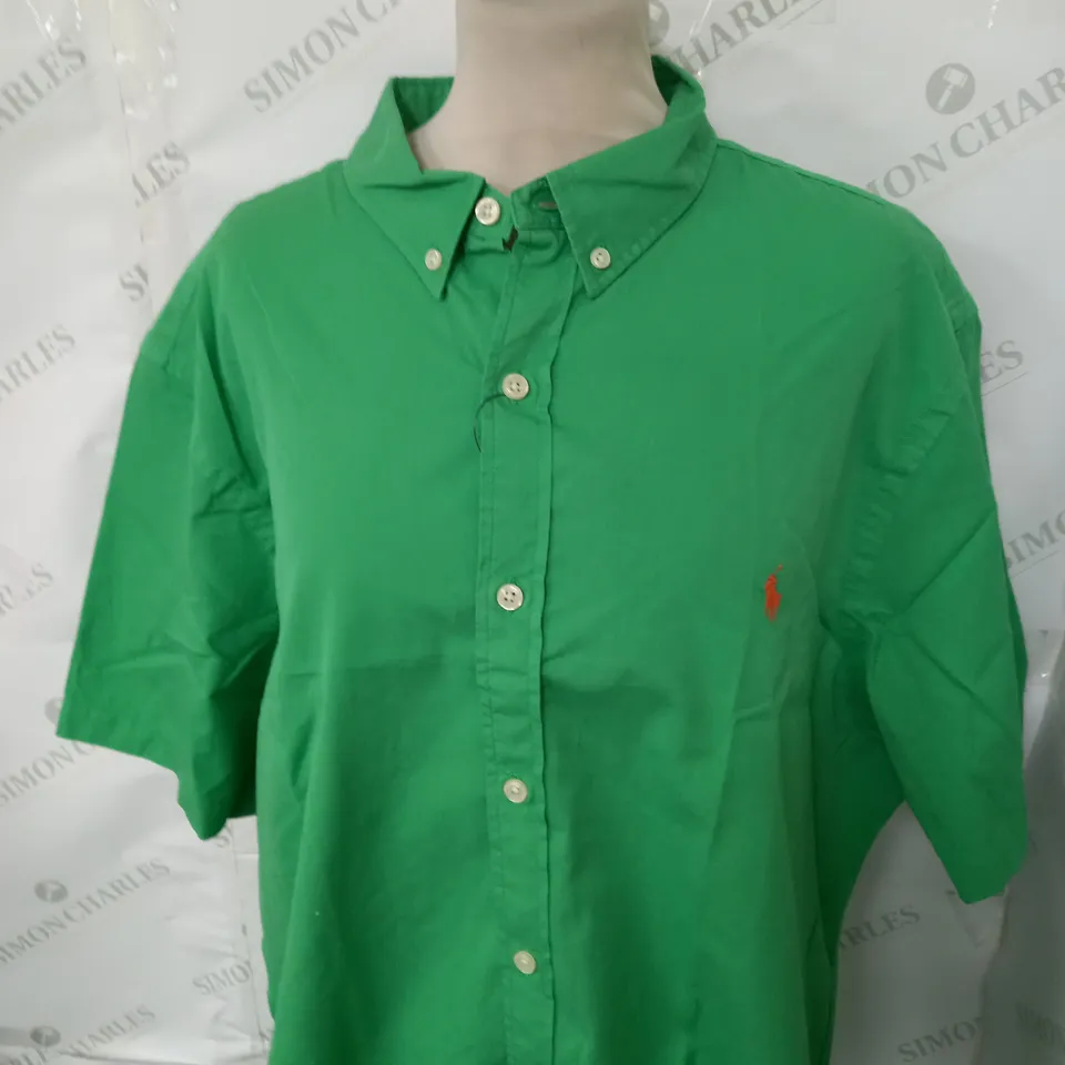POLO RALPH LAUREN BUTTON SLIM FIT SHIRT SIZE XXL