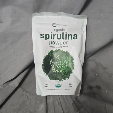 ORGANIC SPIRULINA POWDER – MICRO INGREDIENTS – 1 LB (454 G) DIETARY SUPPLEMENT